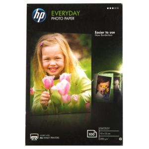 Hp Everyday Glossy Photo Paper-100 Sht/10 X 15 Cm