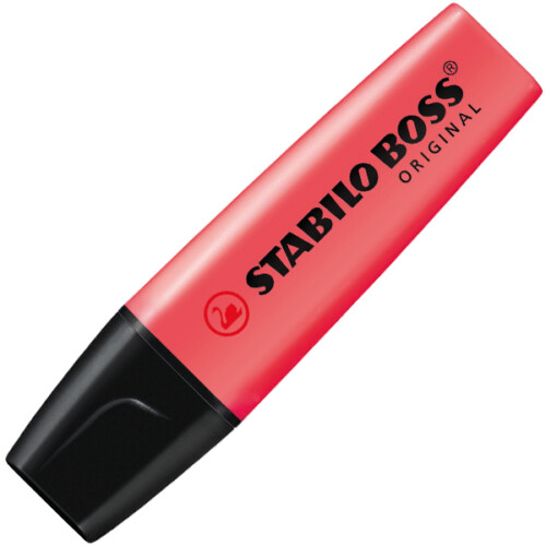 Stabilo Boss Highlighter Chisel Red