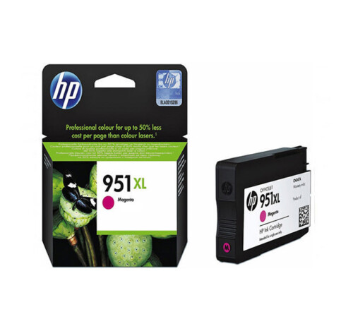 "Hp 951Xl High Yield Magenta Ink Cartridge For Officejet Pro 8100 Eprinter Series & 8600 (1500 Page Yield) "