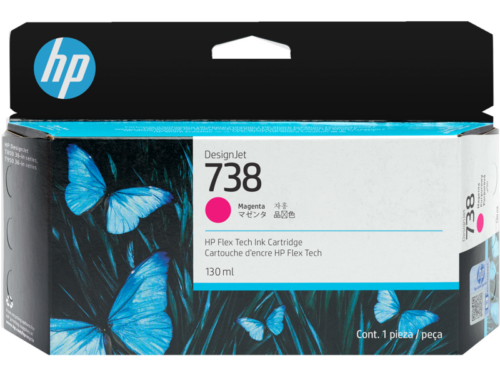 Hp 738 130Ml Magenta Designjet Cartridge