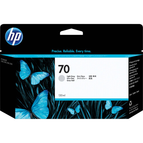 Hp #70 Light Grey Ink Cartridge 130Ml