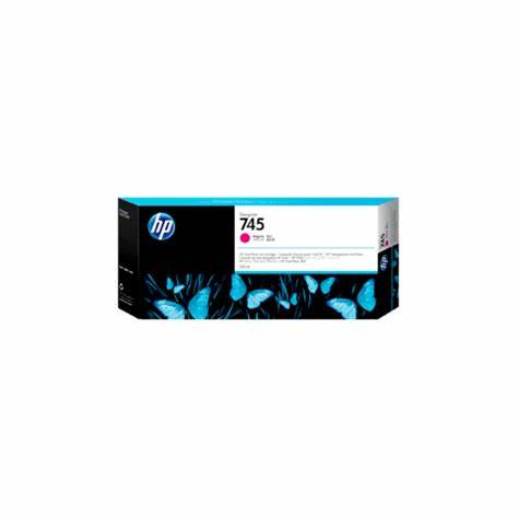 Hp #745 300Ml Magenta Ink Cartridge For Designjet Z2600 And