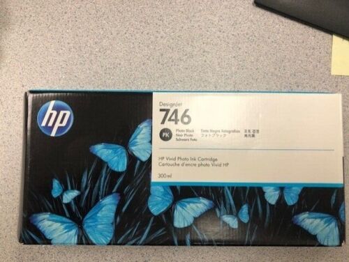 Hp #746 Photo Black Ink Cartridge 300Ml For Designjet Z6 And