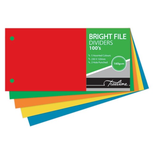 TREELINE 230x120 Bright Dividers pack of 100
