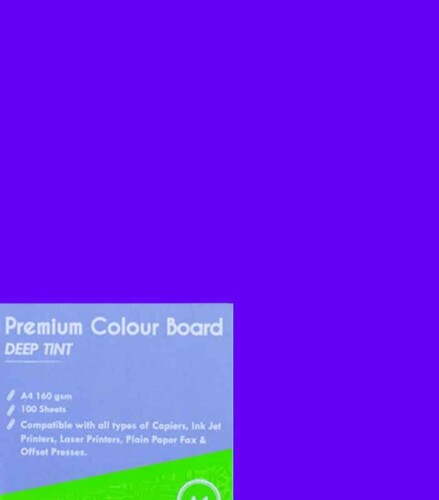 TREELINE Project Board 160gsm 100 Sheets Purple