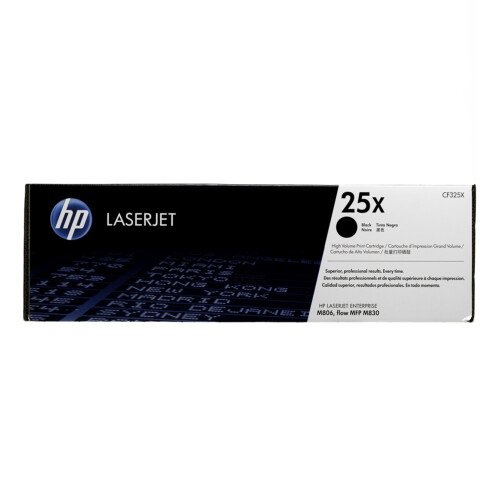 Hp 25X Black Laserjet Toner Cartridge -34500 Page Yield