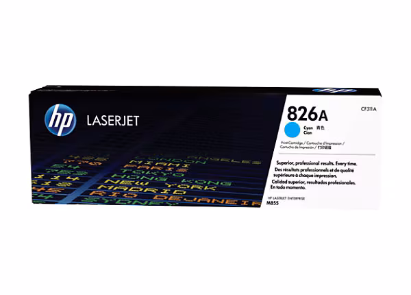Hp 826A Cyan Laserjet Toner Cartridge -31500 Page Yield