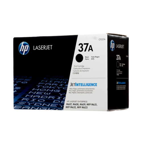Hp 37A Black Laserjet Toner Cartridge -11000 Page Yield