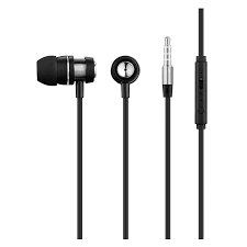 Volkano Alloy Series Metal Earphone - Black