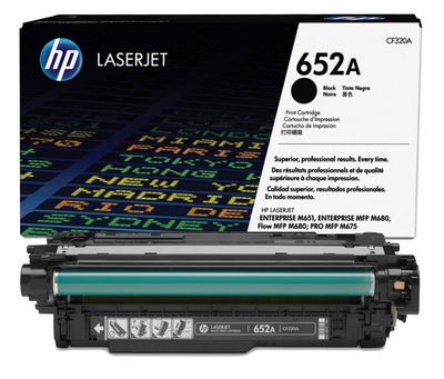 Hp 652A Black Laserjet Toner Cartridge -11500 Page Yield